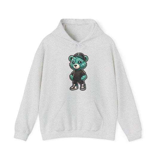 Green Marble Bear Hoodie