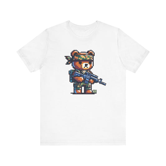 8-bit Soldier Bear T-shirt
