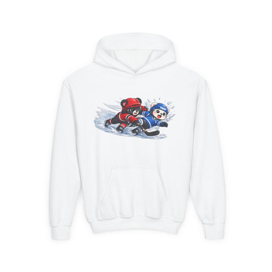 Hockey Bear Youth Hoodie