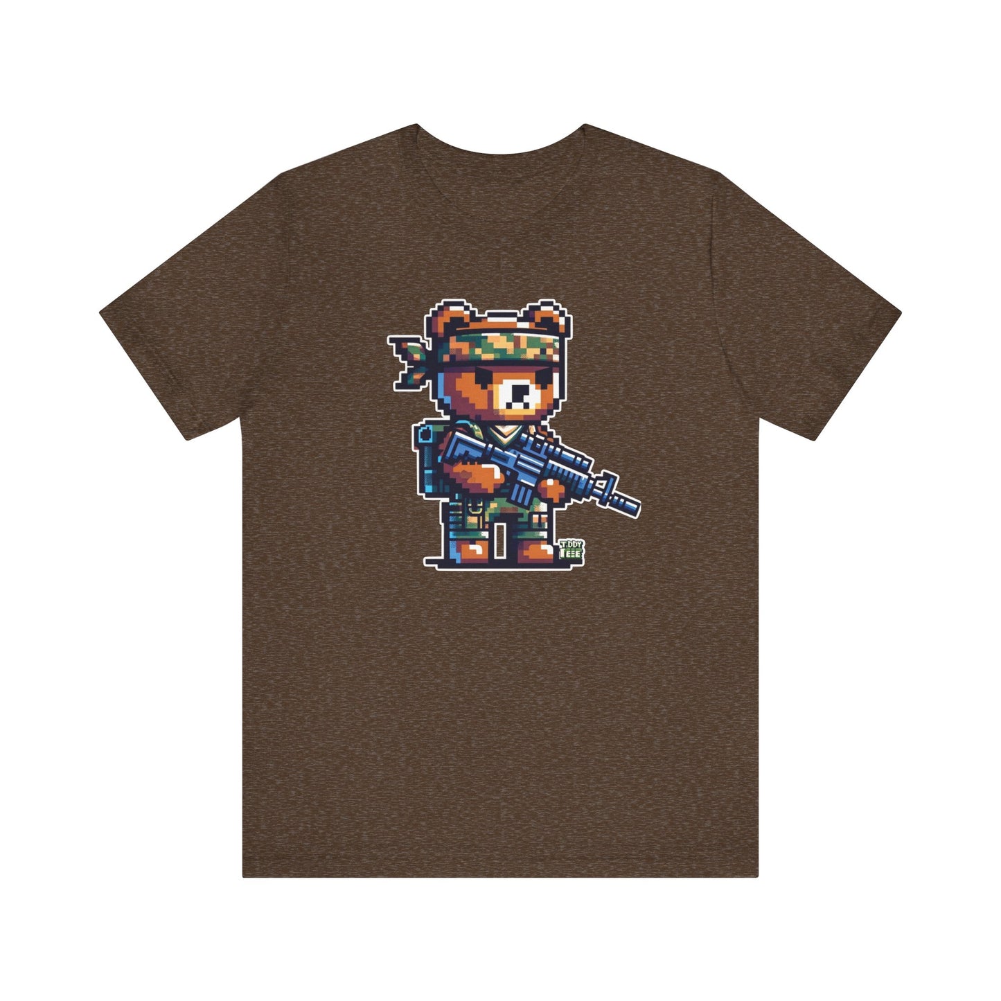 8-bit Soldier Bear T-shirt
