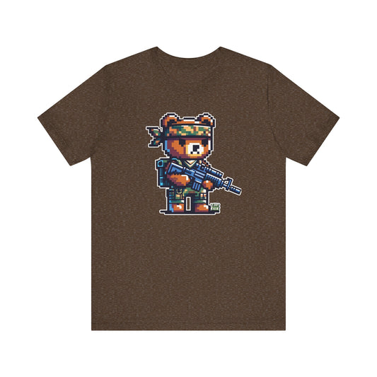 8-bit Soldier Bear T-shirt