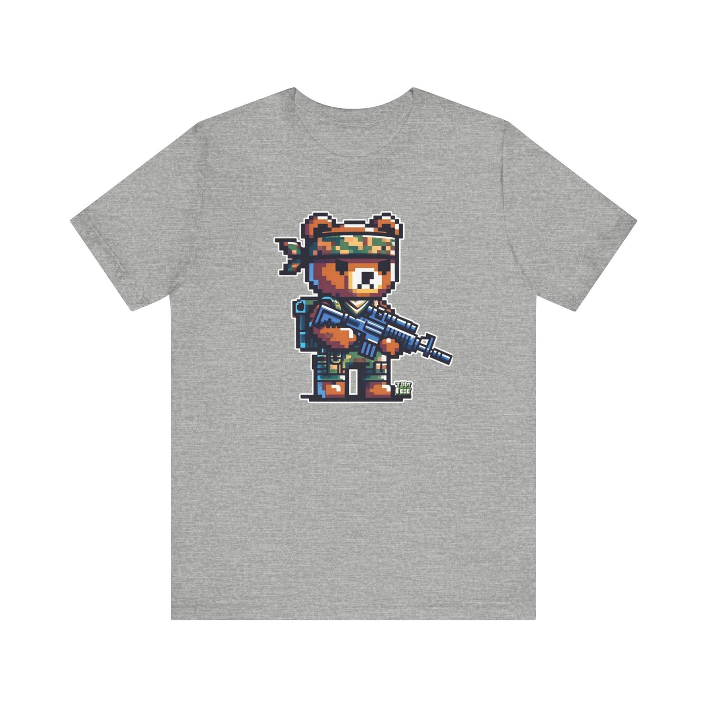 8-bit Soldier Bear T-shirt