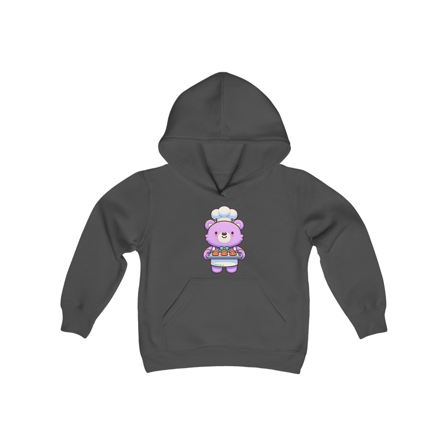 Baker Bear Youth Hoodie - TDDYtee