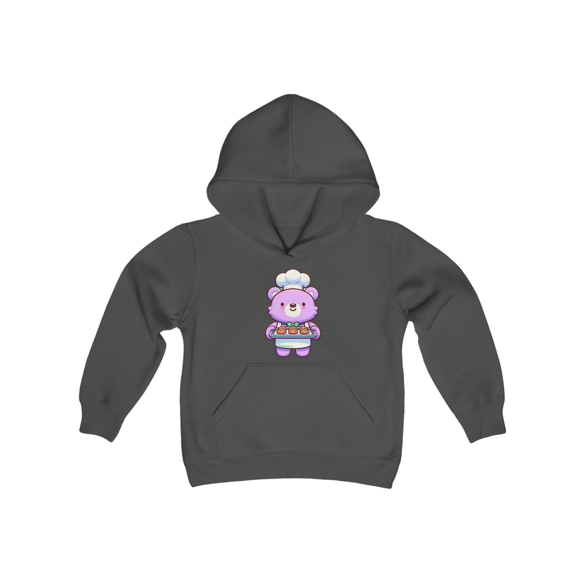 Baker Bear Youth Hoodie - TDDYtee