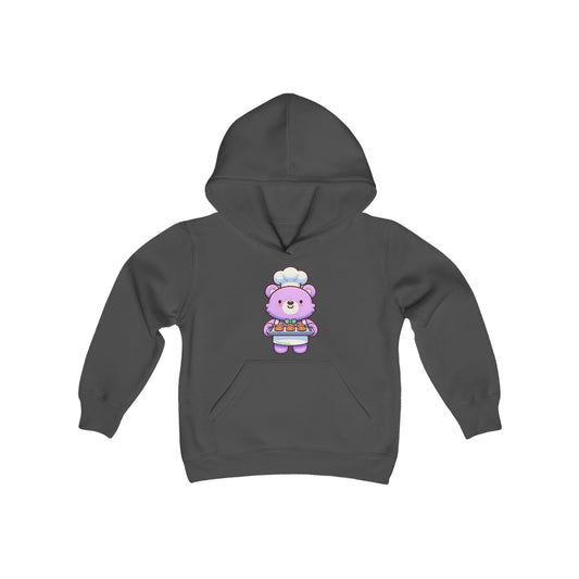 Baker Bear Youth Hoodie - TDDYtee