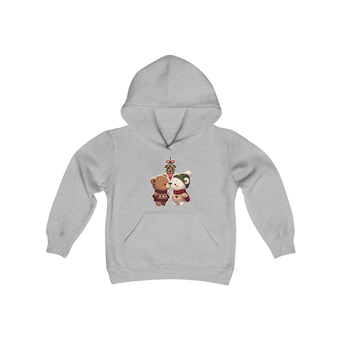 Mistletoe Bears Youth Hoodie