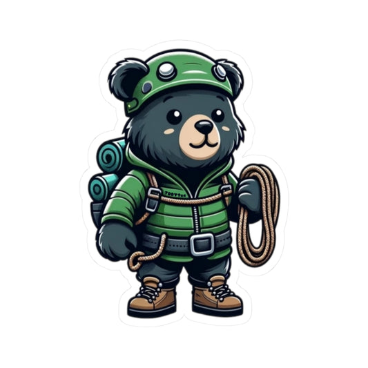Hiker Bear Sticker