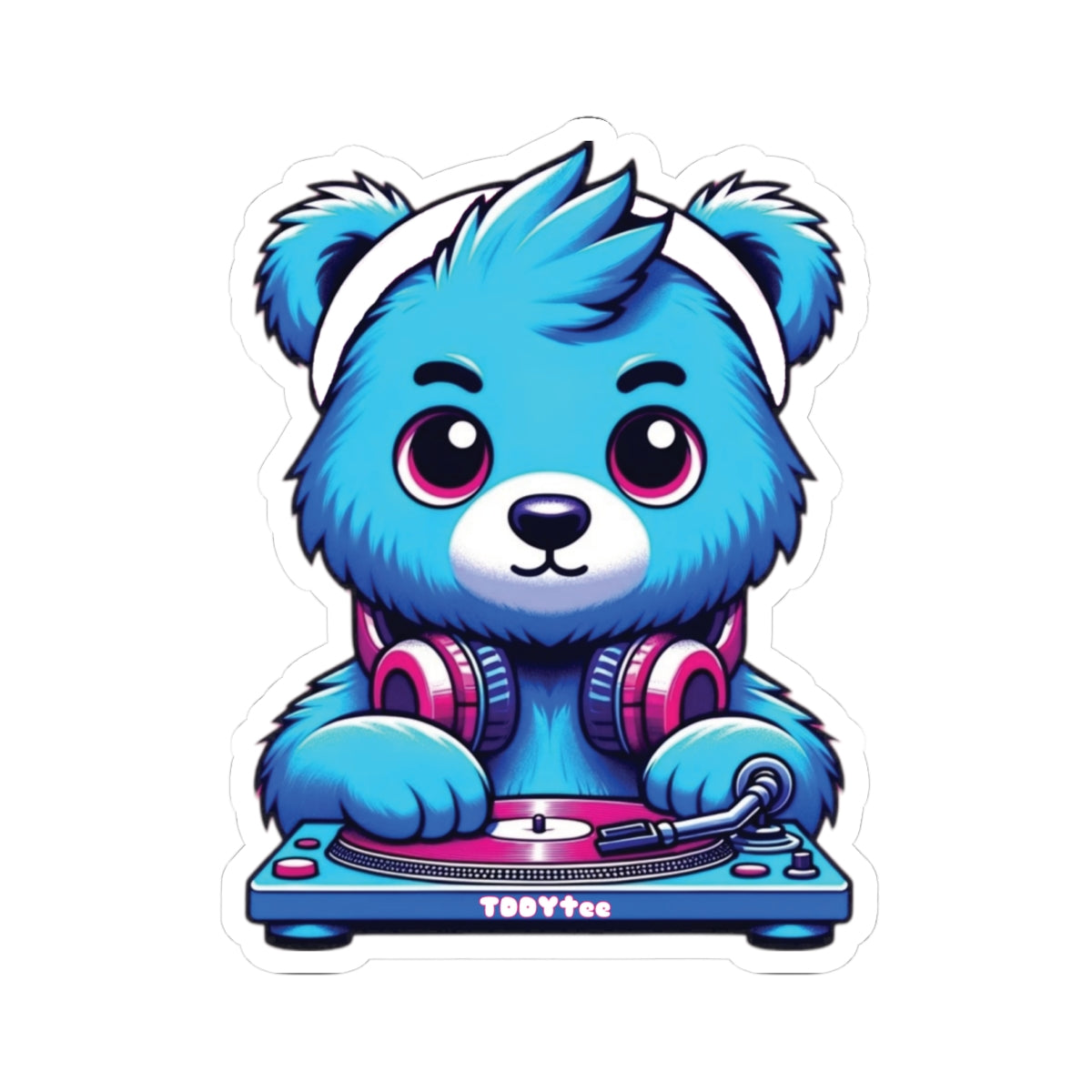 DJ Bear Sticker