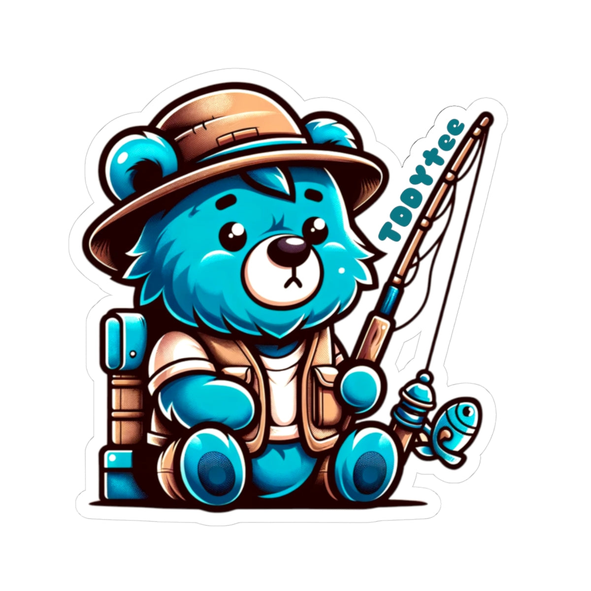 Fisher Bear Sticker