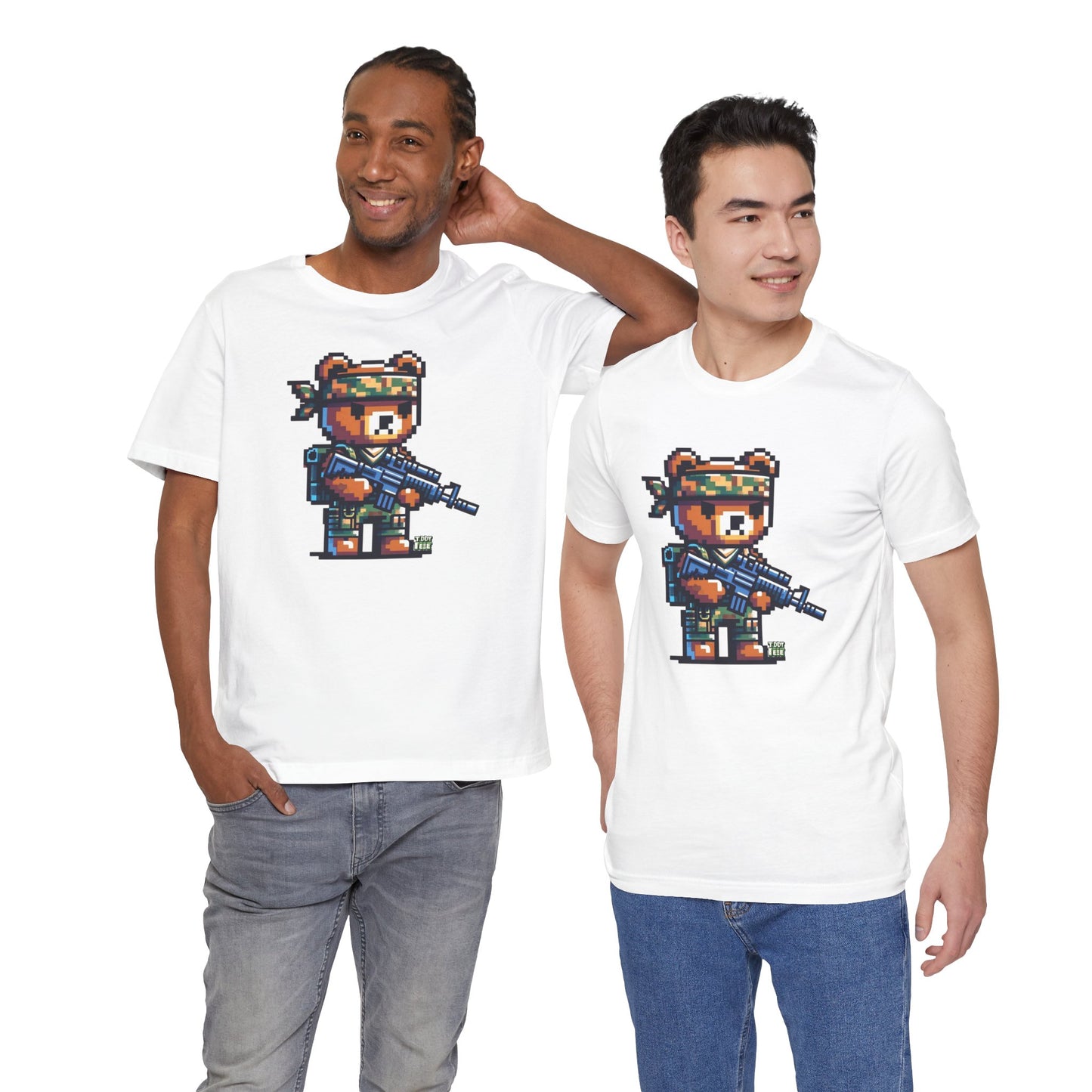 8-bit Soldier Bear T-shirt