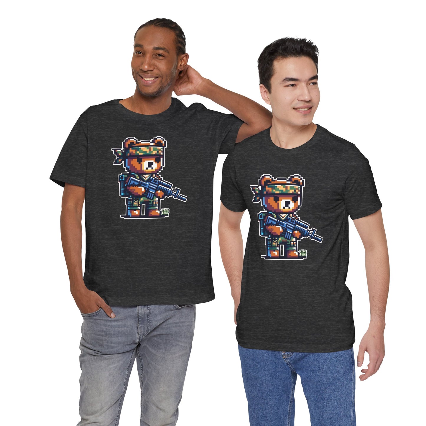 8-bit Soldier Bear T-shirt