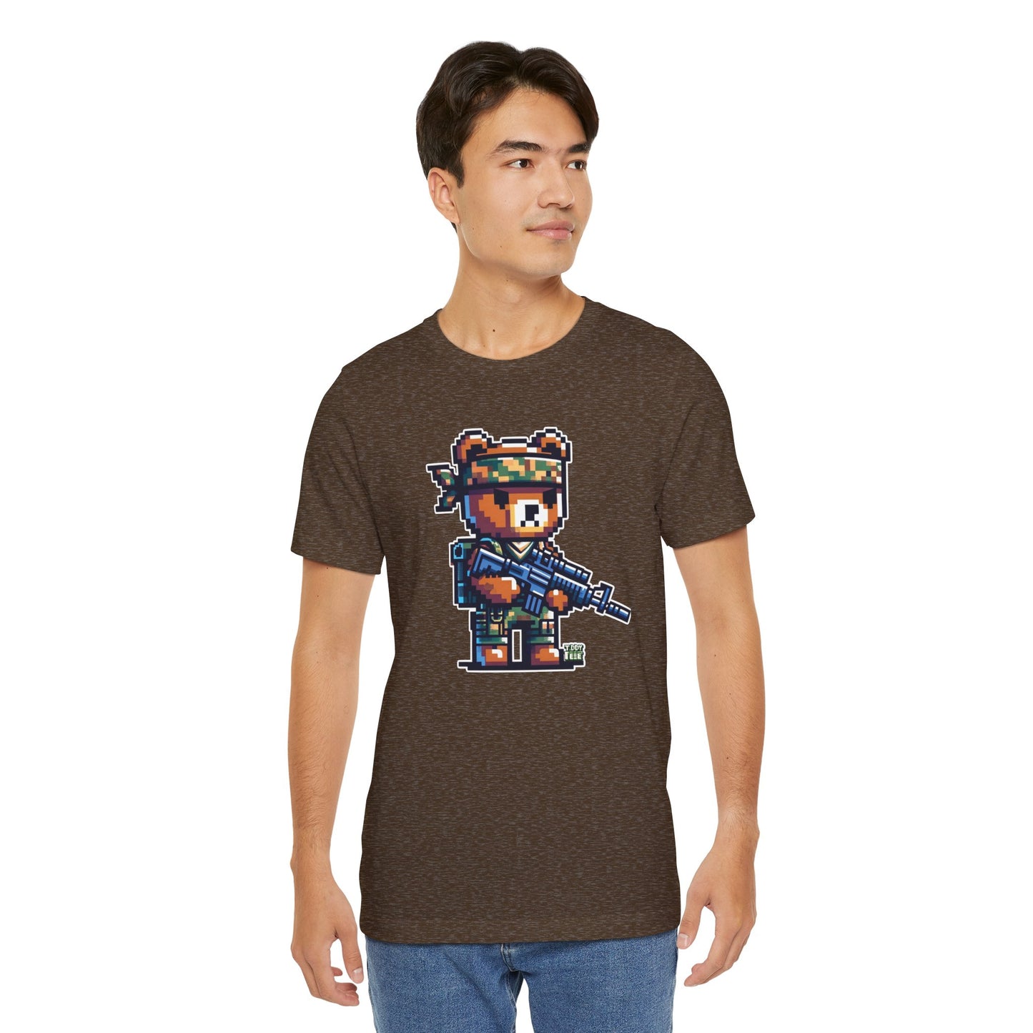 8-bit Soldier Bear T-shirt