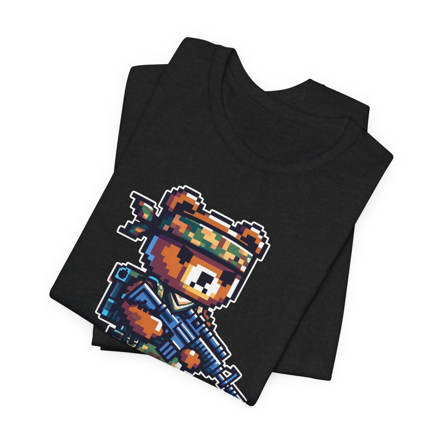 8-bit Soldier Bear T-shirt