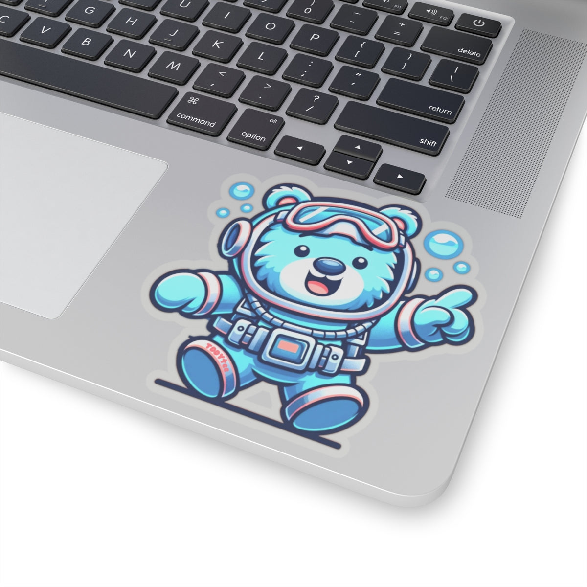 Scuba Bear Sticker
