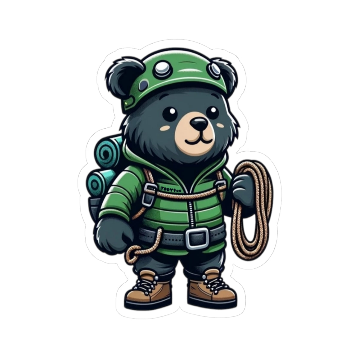 Hiker Bear Sticker