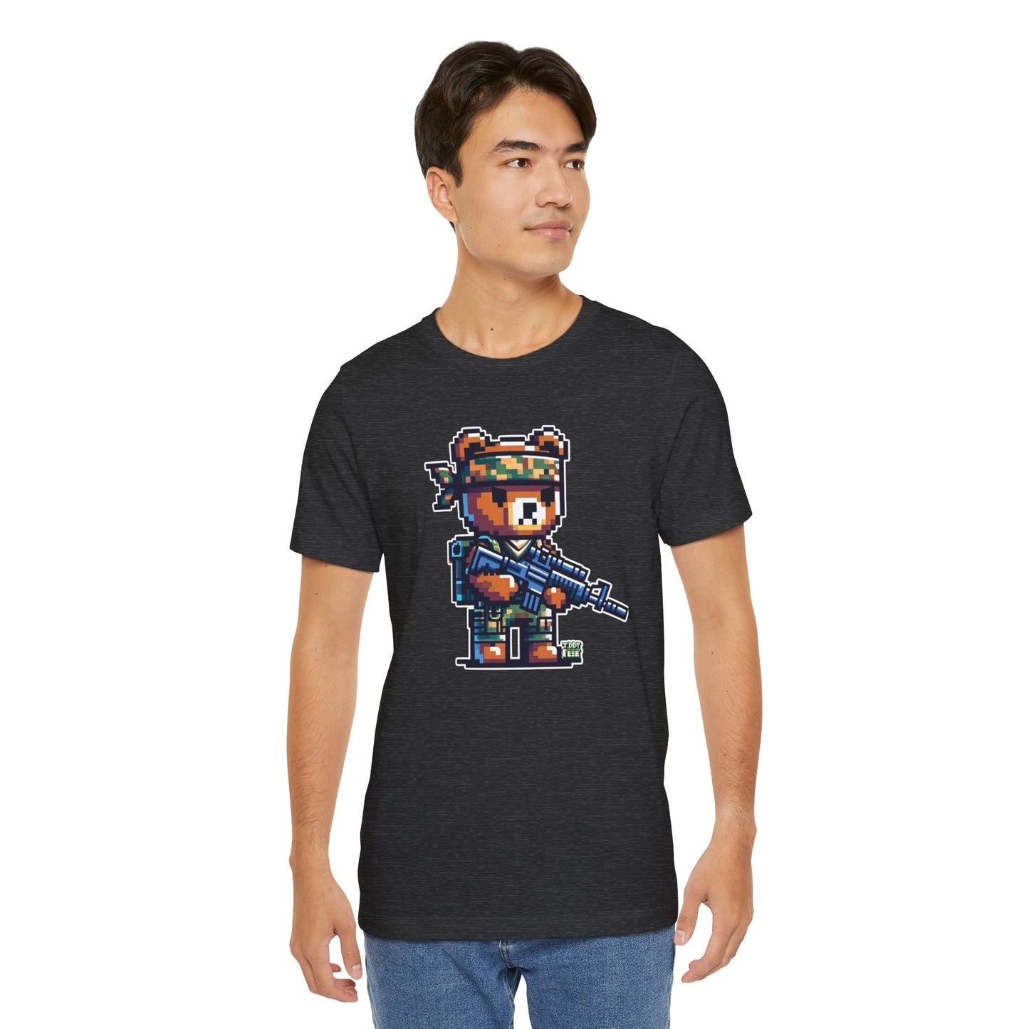 8-bit Soldier Bear T-shirt