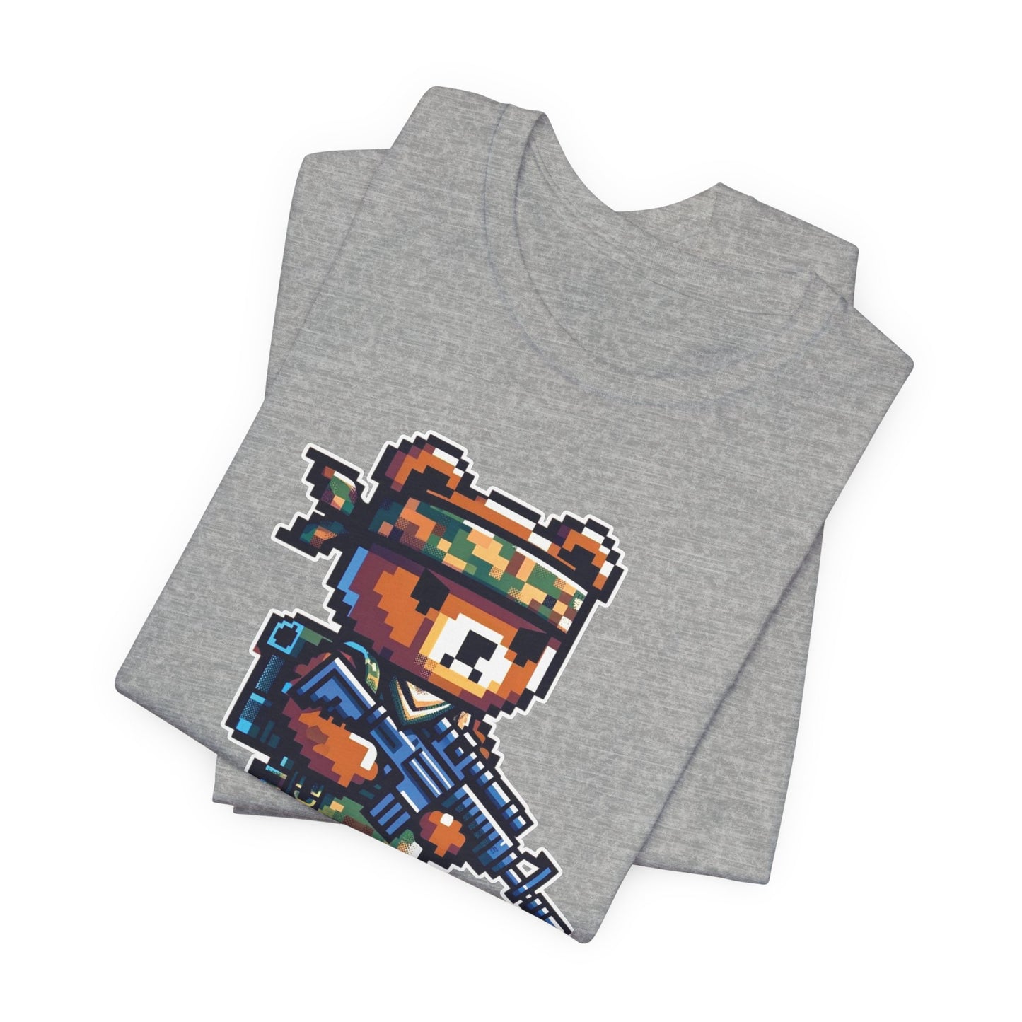 8-bit Soldier Bear T-shirt