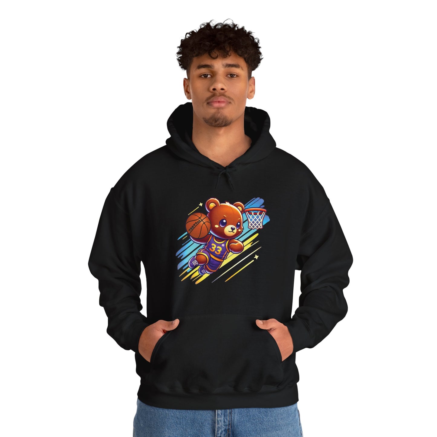 Basketball Bear Hoodie