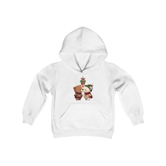 Mistletoe Bears Youth Hoodie