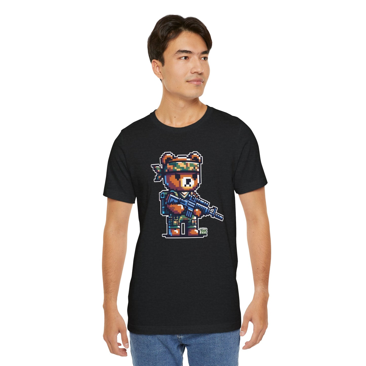 8-bit Soldier Bear T-shirt