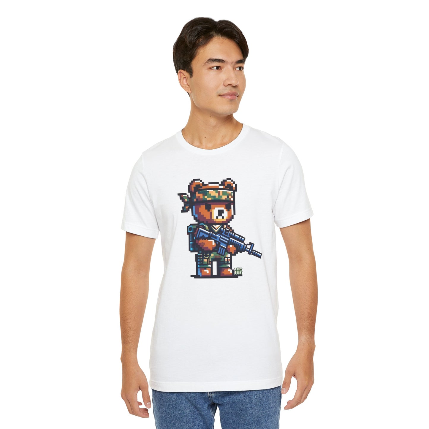 8-bit Soldier Bear T-shirt