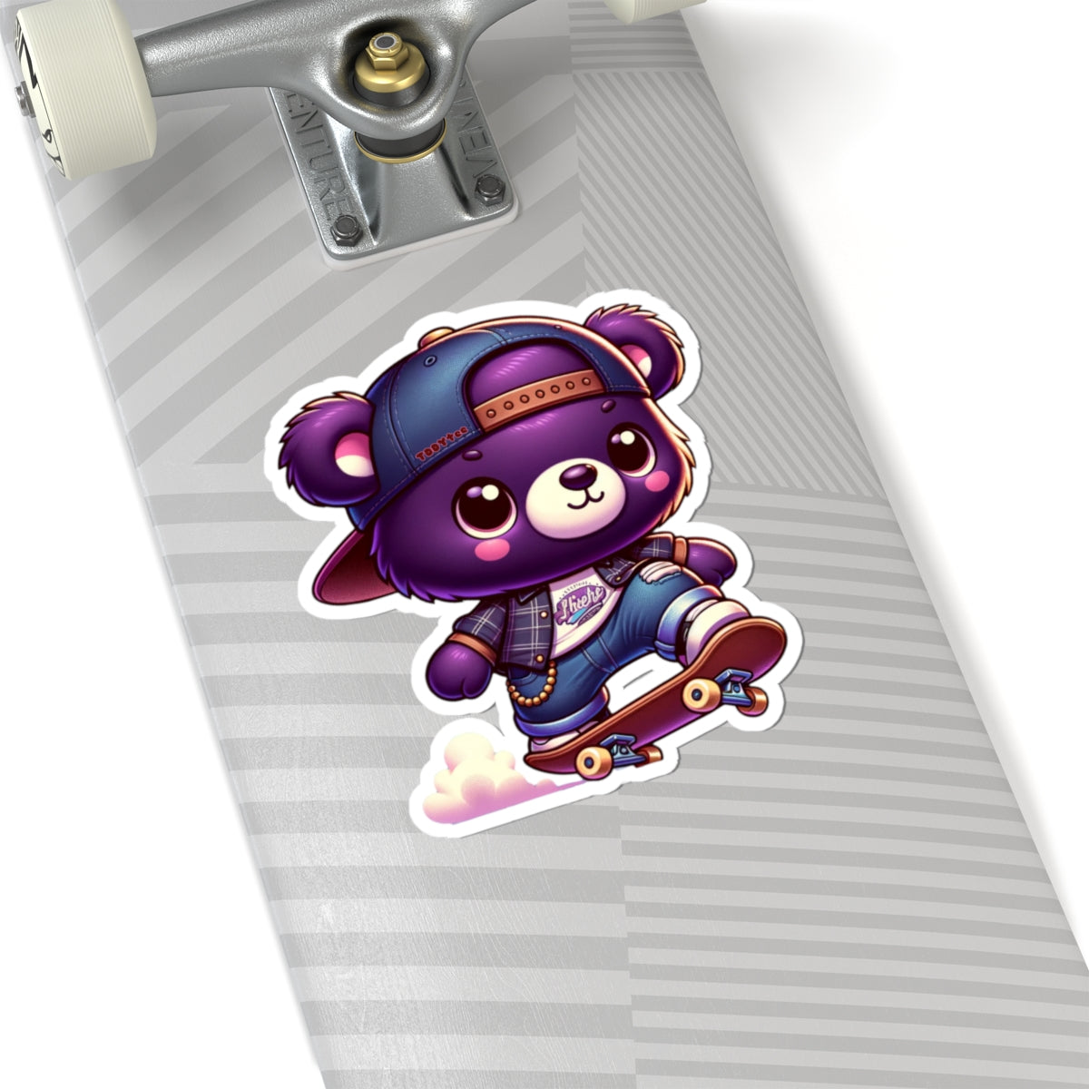 Skater Bear Sticker