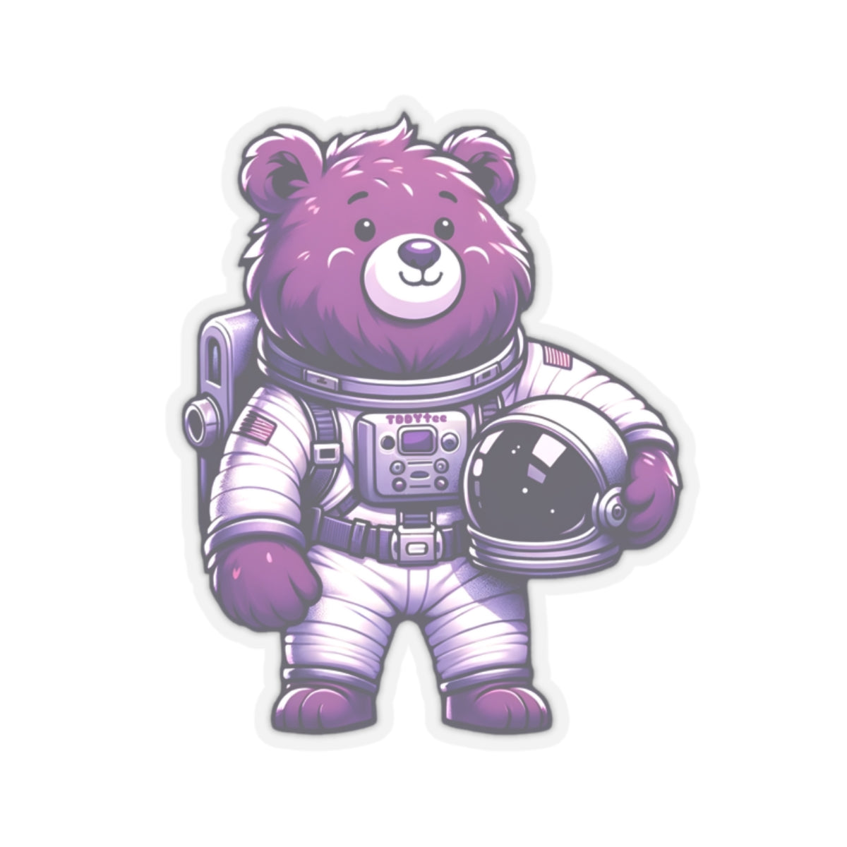 Space Bear Sticker