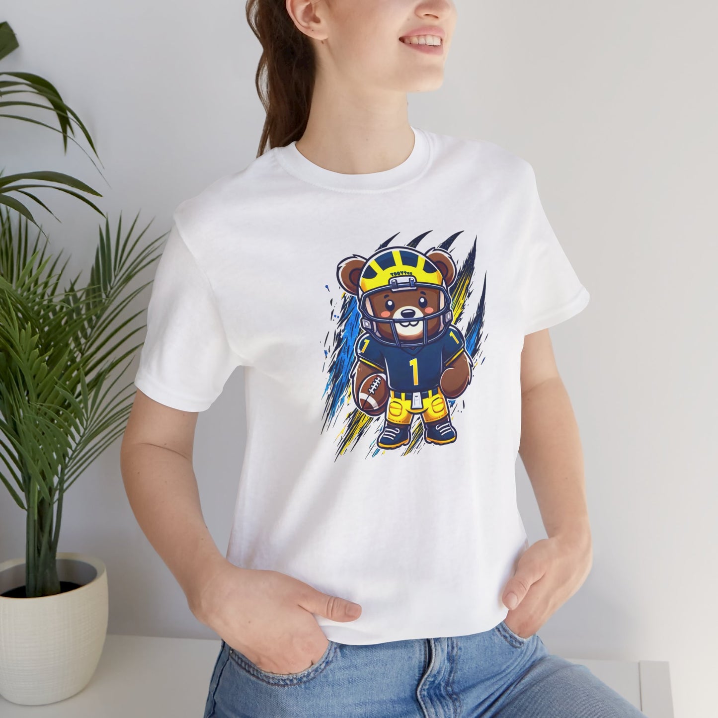 Football Bear #1 T-shirt