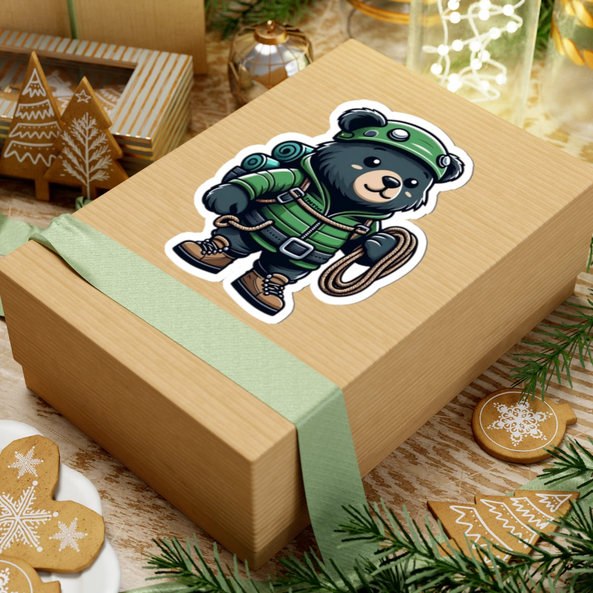 Hiker Bear Sticker