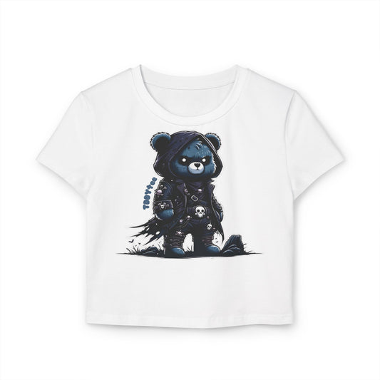 Goth Bear Crop Tee