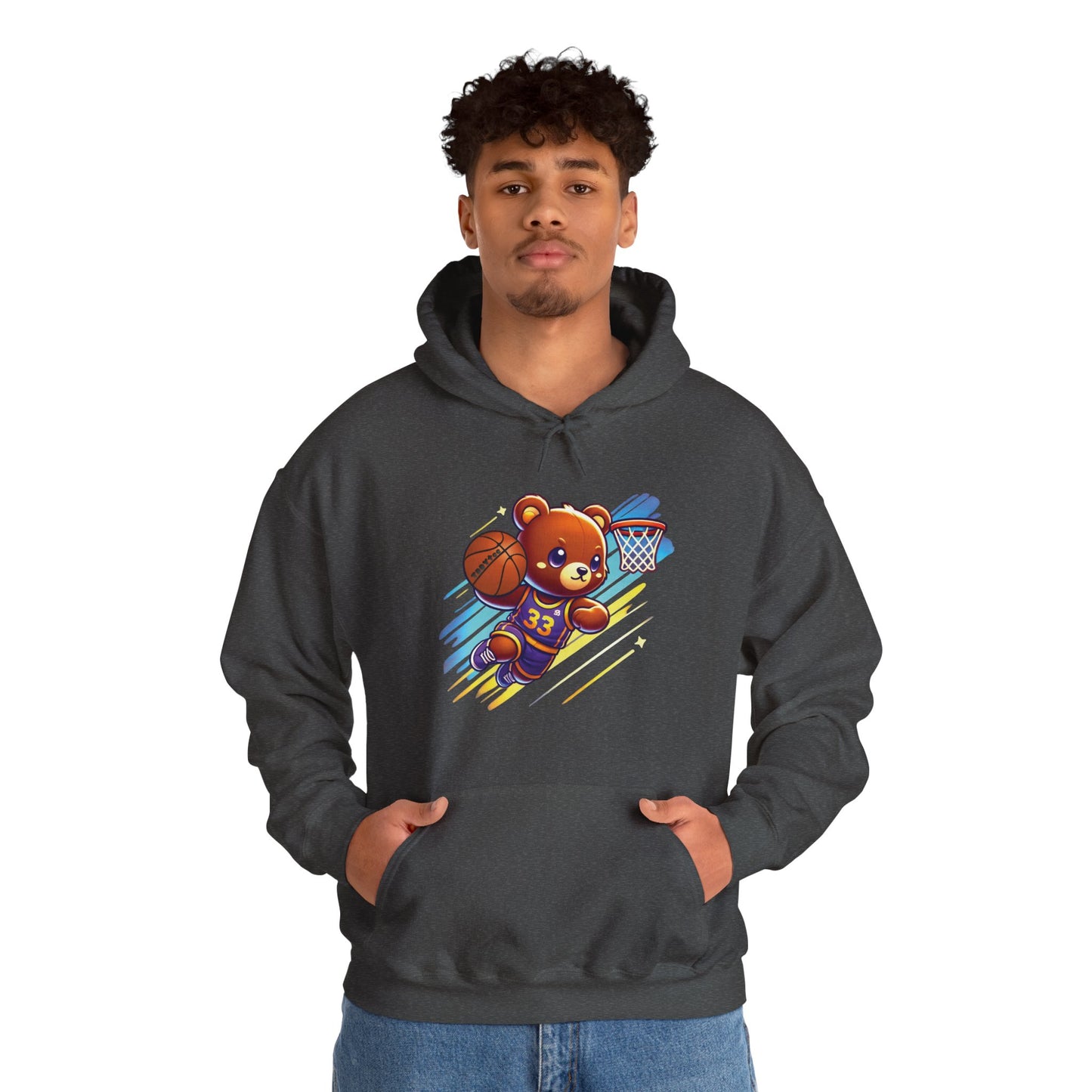 Basketball Bear Hoodie