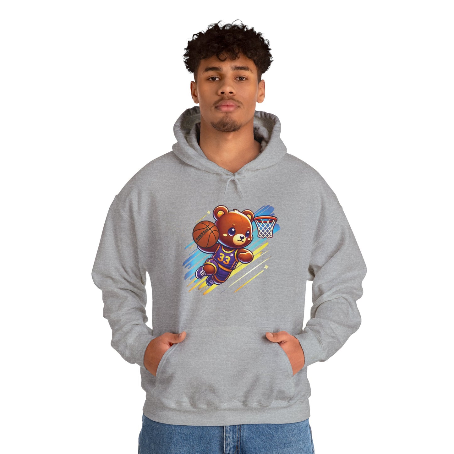 Basketball Bear Hoodie