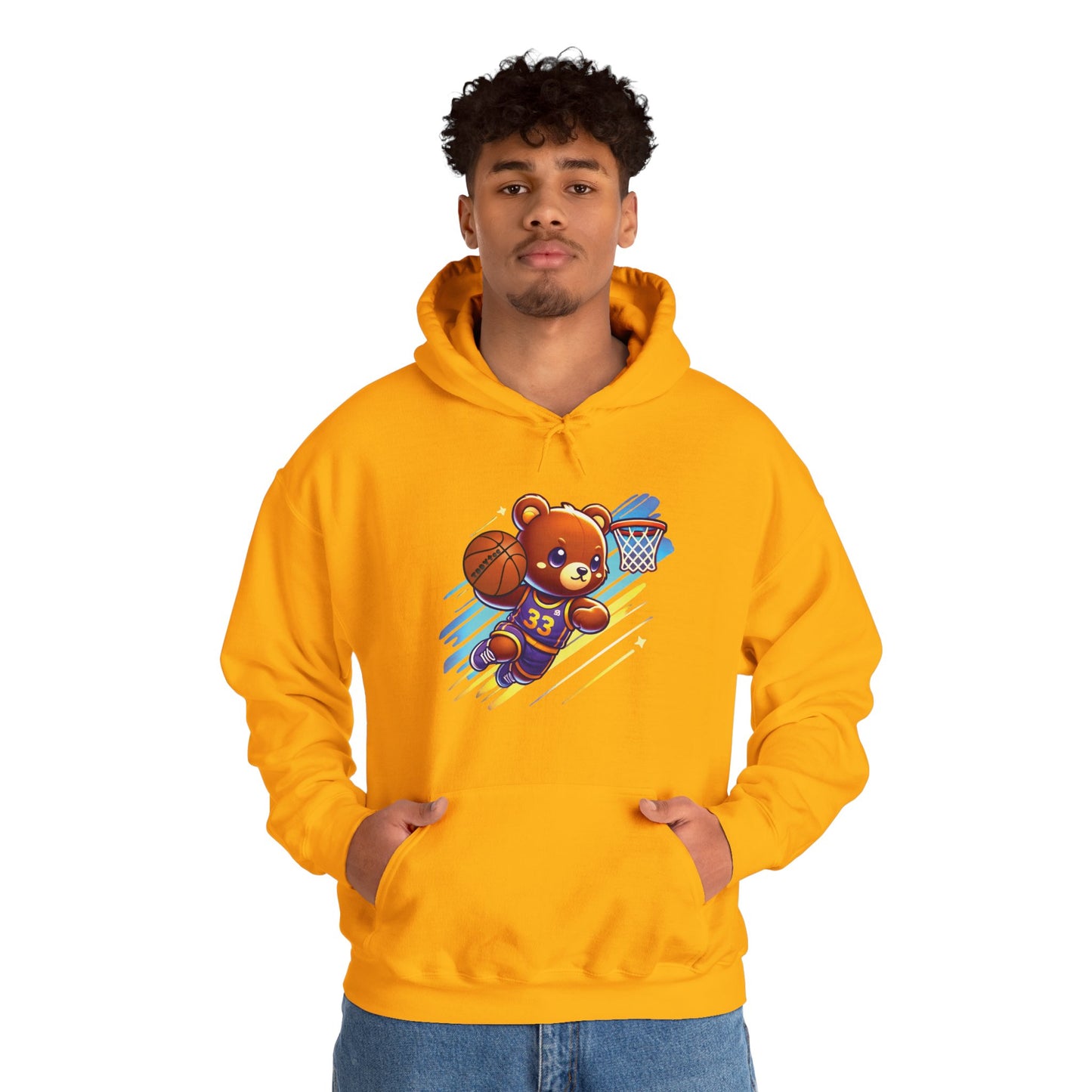 Basketball Bear Hoodie