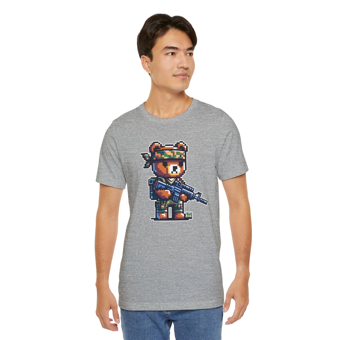 8-bit Soldier Bear T-shirt