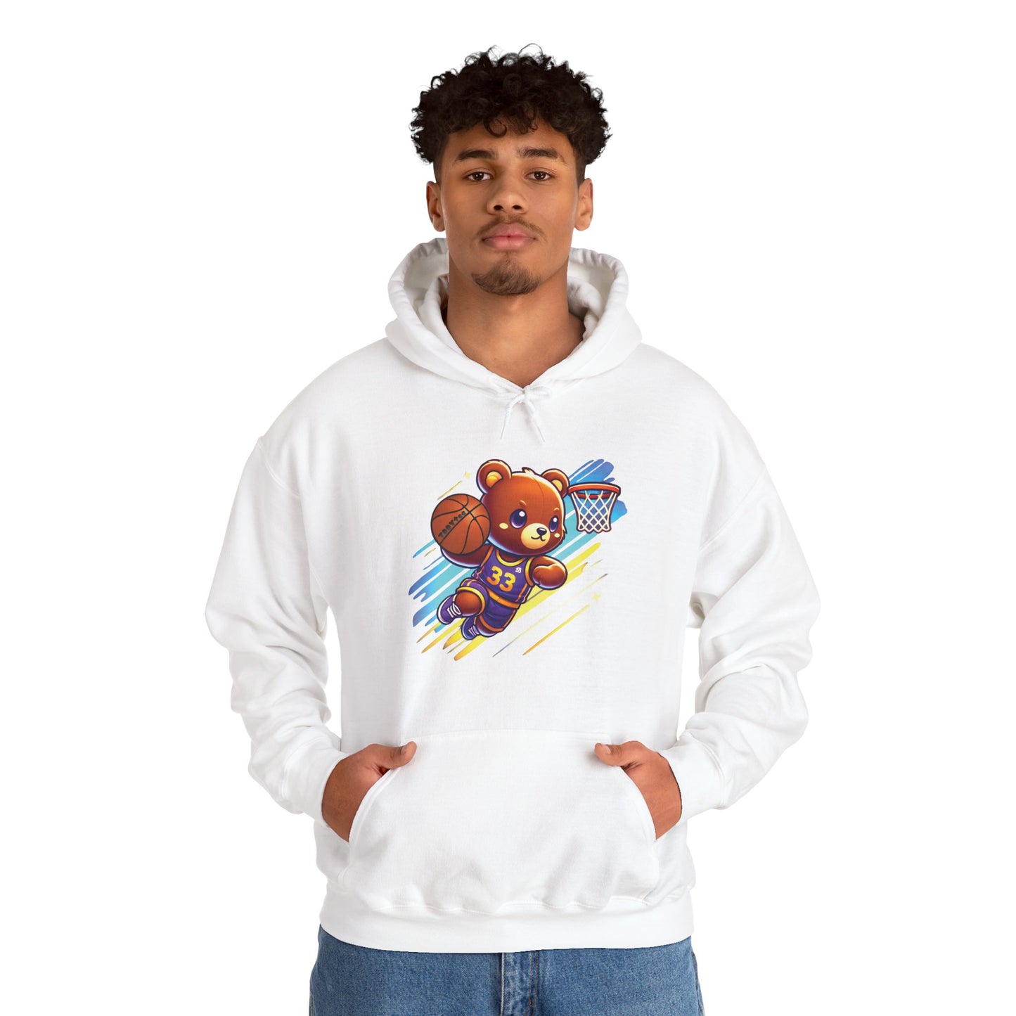 Basketball Bear Hoodie