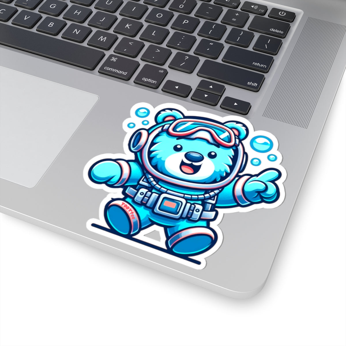 Scuba Bear Sticker