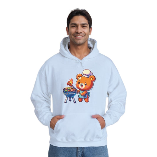 Grilling Bear Hoodie
